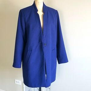 NWT NEW BANANA REPUBLIC Blue knee length jacket